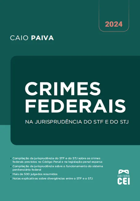 Capa do e-book Crimes Federais na jurisprudência do STF e do STJ
